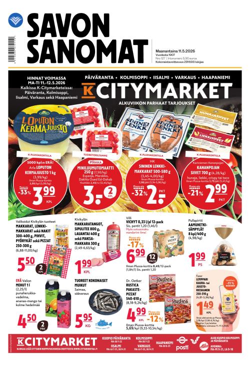 Savon Sanomat 11.5.2026