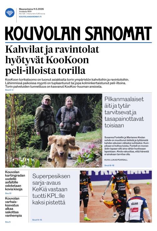 Kouvolan Sanomat 11.5.2026