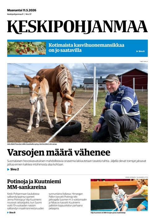 Keskipohjanmaa 11.5.2026