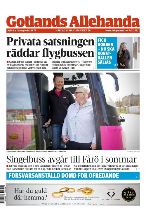 Gotlands Allehanda 11.5.2026