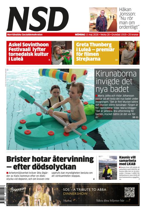 Norrländska Socialdemokraten 11.5.2026