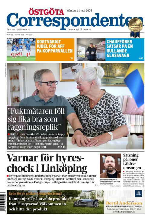 Östgöta Correspondenten 11.5.2026