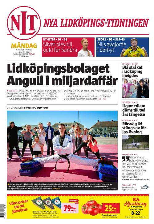 Nya Lidköpings-Tidningen 11.5.2026