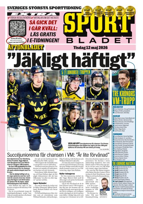 Aftonbladet Sportbladet 12.5.2026