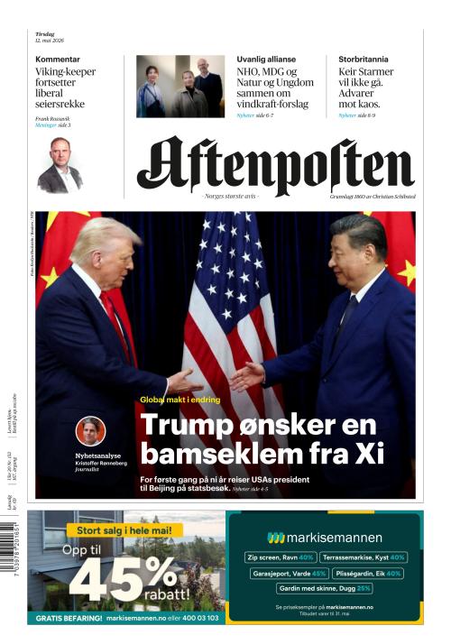 Aftenposten 12.5.2026