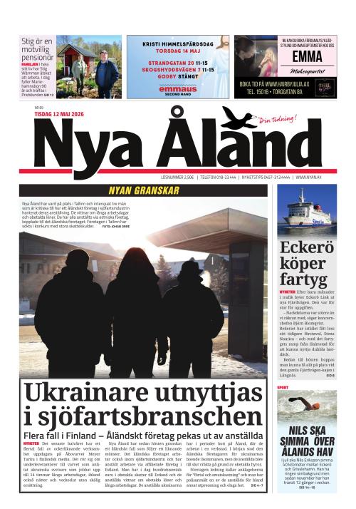 Nya Åland 12.5.2026