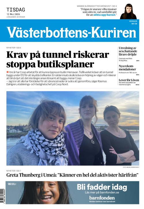 Västerbottens-Kuriren (SE) 12.5.2026