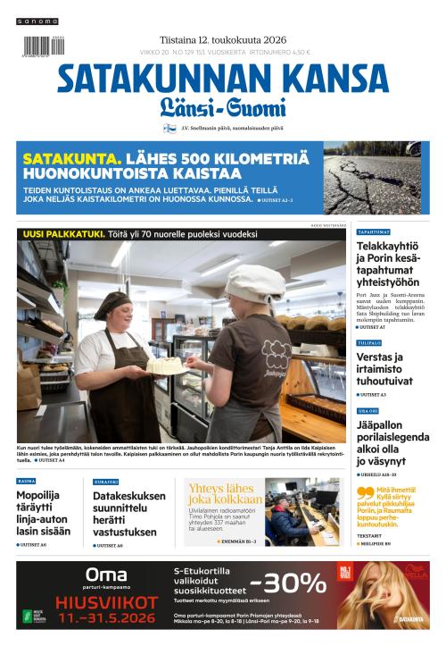 Satakunnan Kansa Länsi-Suomi 12.5.2026