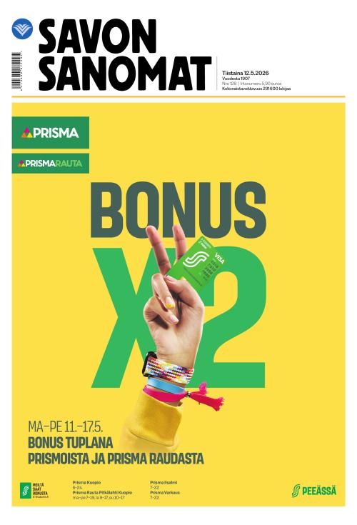 Savon Sanomat 12.5.2026