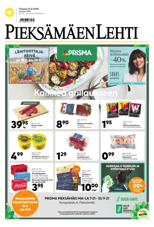 Pieksämäen lehti 12.5.2026