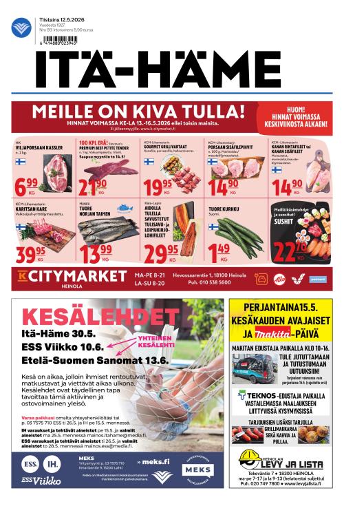 Itä-Häme 12.5.2026