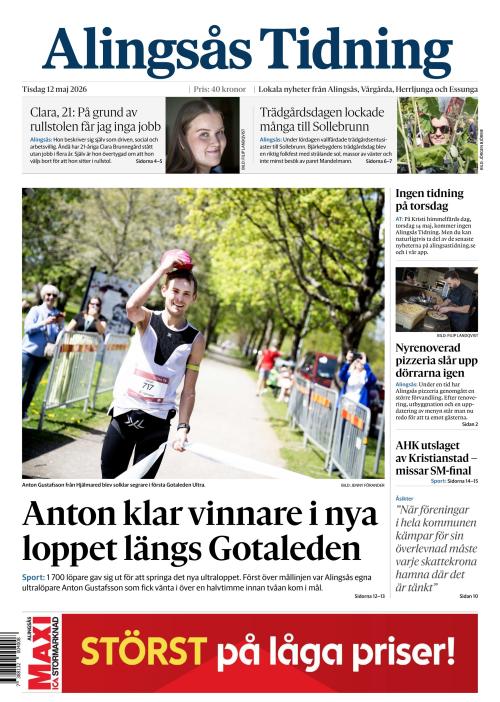 Alingsås Tidning 12.5.2026