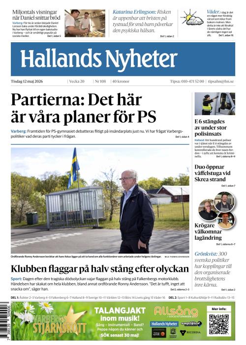 Hallands Nyheter 12.5.2026