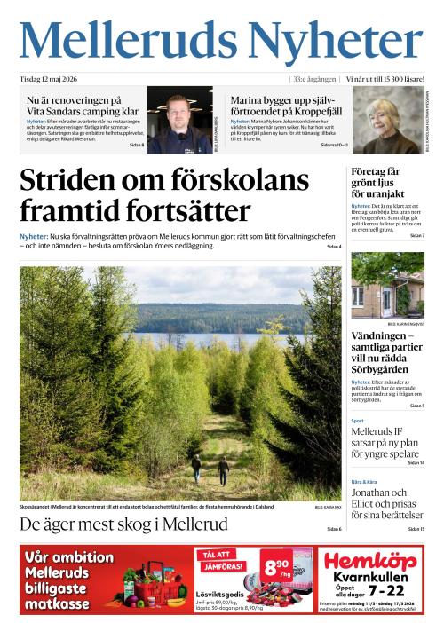 Melleruds nyheter 12.5.2026