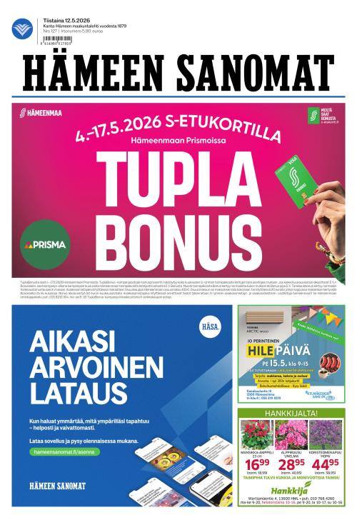 Hämeen Sanomat 12.5.2026