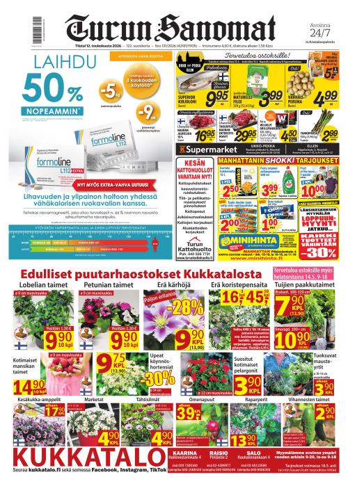 Turun Sanomat 12.5.2026