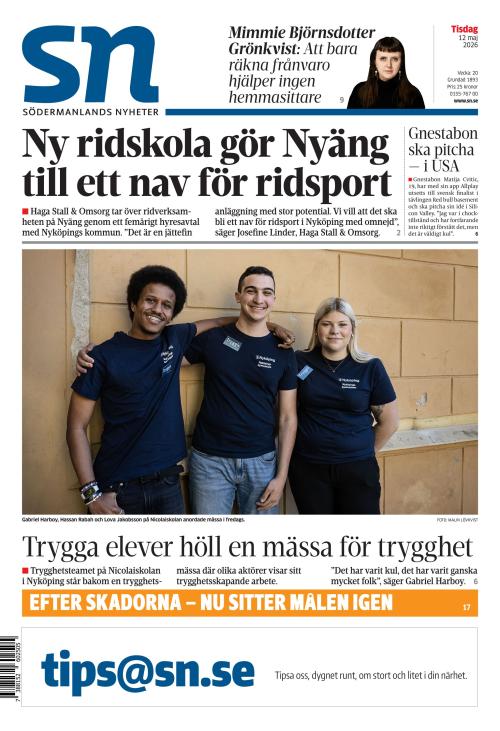 Södermanlands Nyheter 12.5.2026