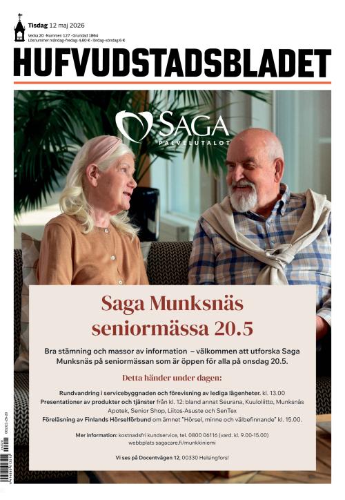 Hufvudstadsbladet 12.5.2026