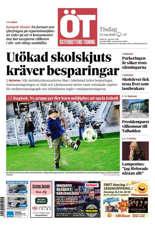 Österbottens Tidning 12.5.2026