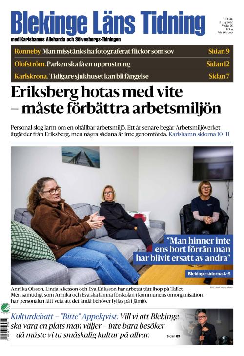 Blekinge Läns Tidning 12.5.2026