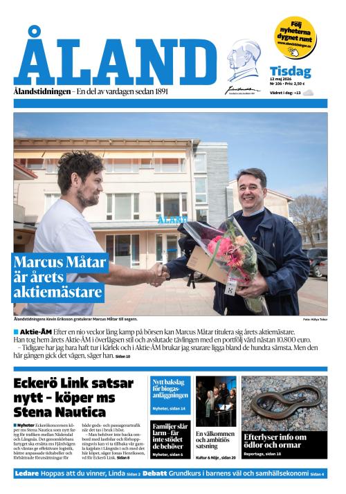 Ålandstidningen 12.5.2026