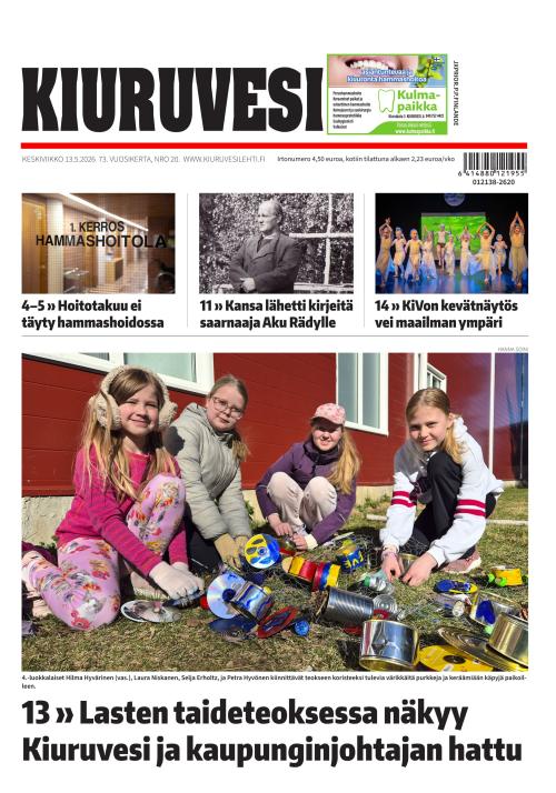 Kiuruvesi-lehti 13.5.2026