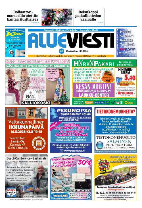 Alueviesti 13.5.2026