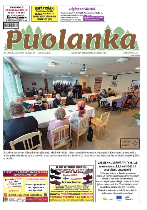 Puolanka-lehti 13.5.2026