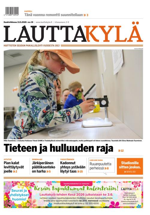 Lauttakylä-lehti 13.5.2026