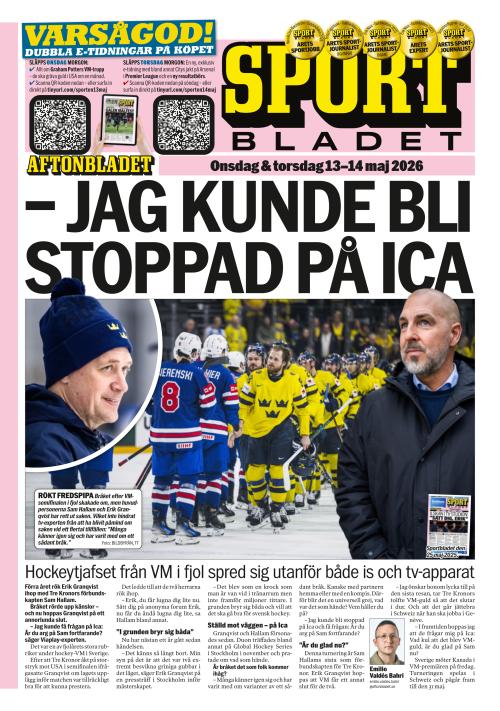 Aftonbladet Sportbladet 13.5.2026