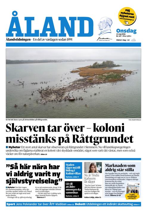 Ålandstidningen 13.5.2026