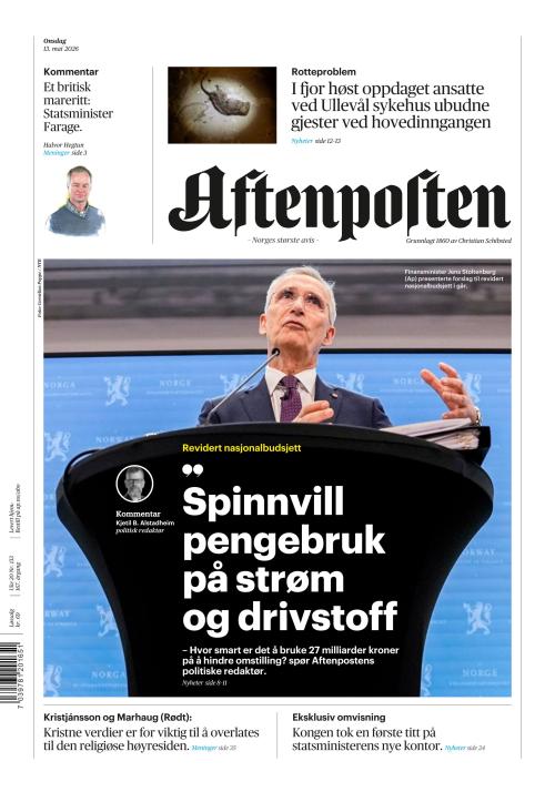 Aftenposten 13.5.2026