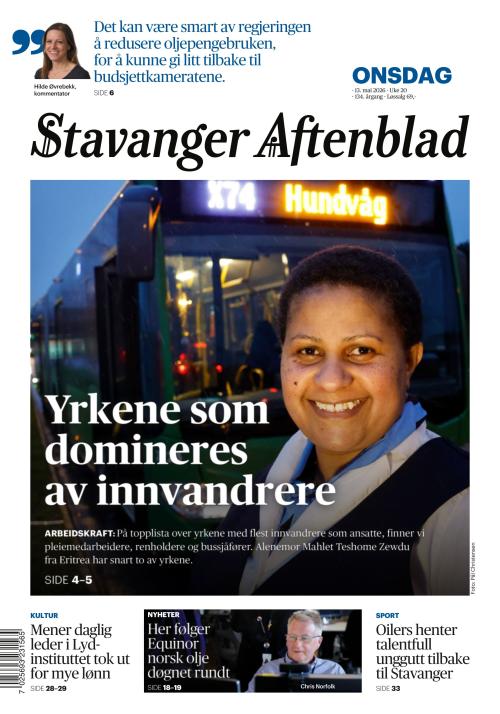 Stavanger Aftenblad 13.5.2026