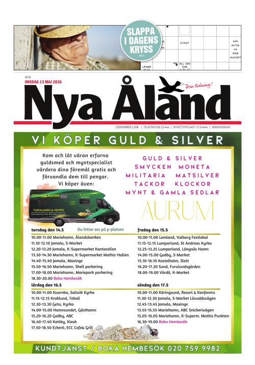 Nya Åland 13.5.2026