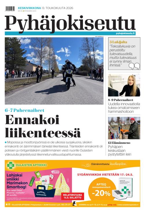 Pyhäjokiseutu 13.5.2026