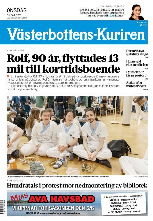 Västerbottens-Kuriren (SE) 13.5.2026