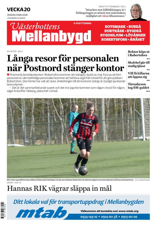 Västerbottens Mellanbygd (SE) 13.5.2026