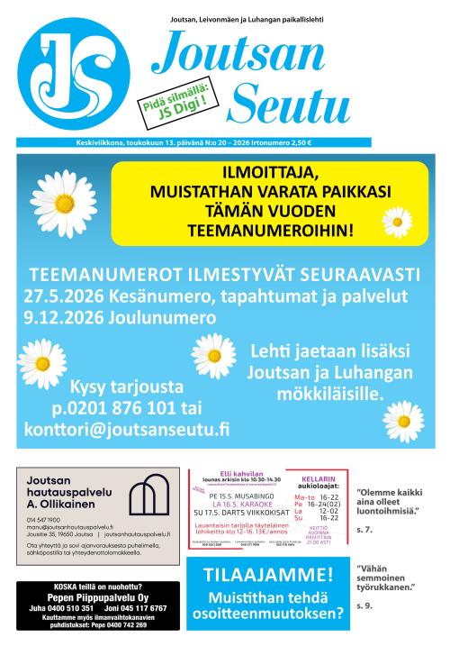 Joutsan Seutu 13.5.2026