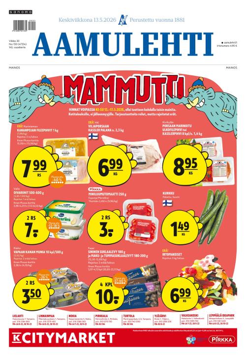 Aamulehti 13.5.2026