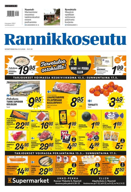 Rannikkoseutu 13.5.2026