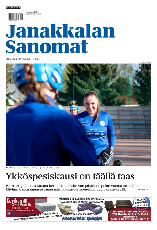 Janakkalan Sanomat 13.5.2026