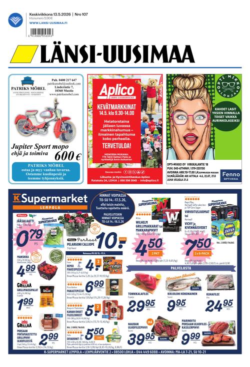 Länsi-Uusimaa 13.5.2026