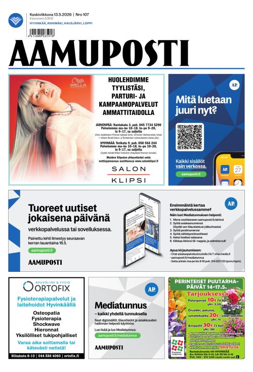 Aamuposti 13.5.2026