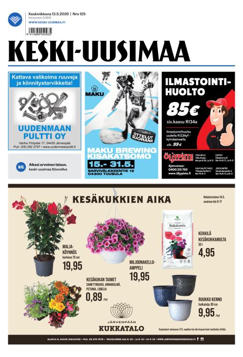 Keski-Uusimaa 13.5.2026