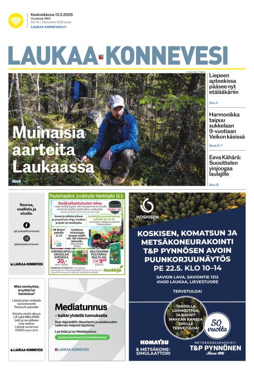 Laukaa-Konnevesi 13.5.2026