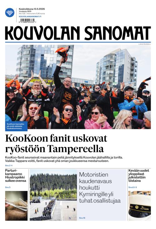 Kouvolan Sanomat 13.5.2026
