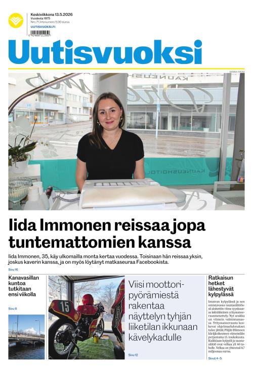 Uutisvuoksi 13.5.2026