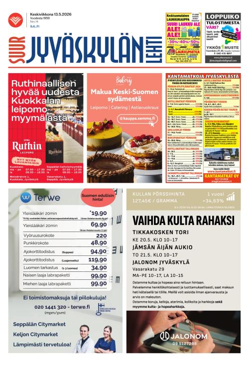 Suur-Jyväskylän Lehti 13.5.2026