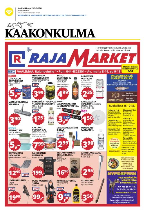 Kaakonkulma 13.5.2026