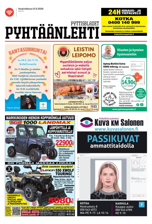 Pyhtäänlehti 13.5.2026
